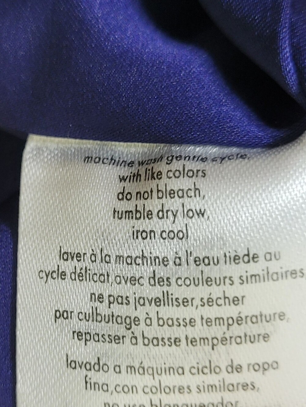 WeWoreWhat Duchess Satin Bandeau Top Navy Size 16 - Picture 10 of 11